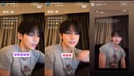 Instagram stories of Youngjun and Jungyup (Image via Instagram/@jungyup_e and @yjhkewdh)